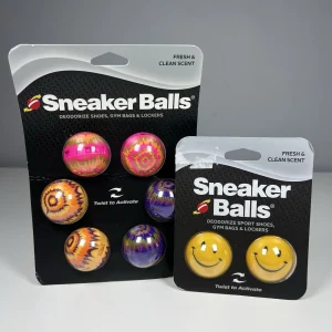 Sneaker Balls Odor-Fighting Shoe Fresheners 6 Pack Tie Dye + 2 Pack Happy Face!