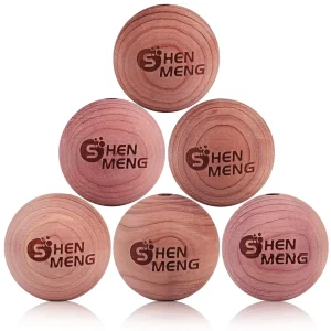 Shoe Deodorizer Balls, Sneaker Balls with Natural Woody Scent, 6pcs Odor-Figh...