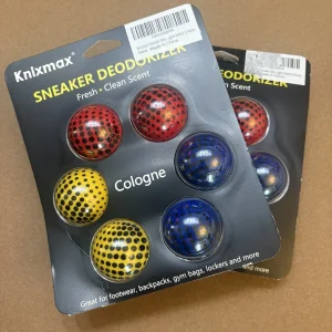 Sneaker Deodorizer Balls Long Lasting Odor Eliminator (X’s 2) 12 Total Balls