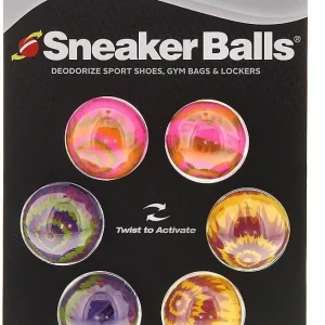 Sneaker Balls Odor-Fighting Shoe Fresheners 6 Pack Tie Dye Eliminates Smells
